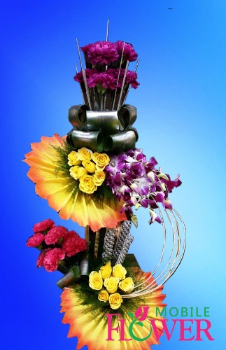 exotic arrangement / mobile flower pune